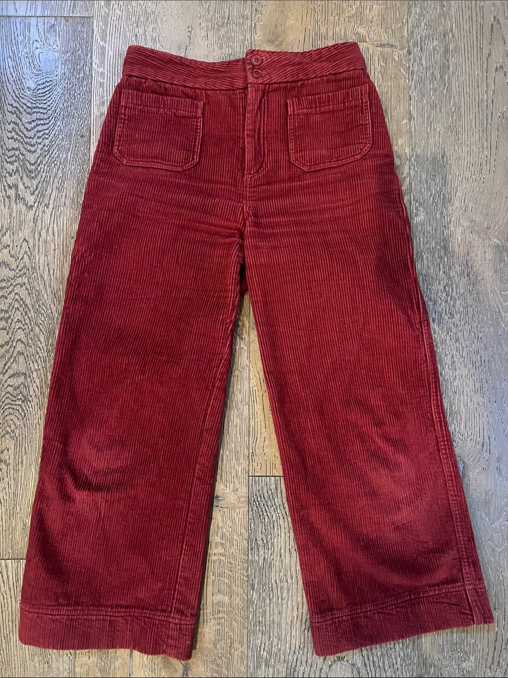Marine Layer Wide-Leg Corduroy Crop Pants